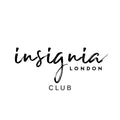 Insignia London Club logo with black font and white background.